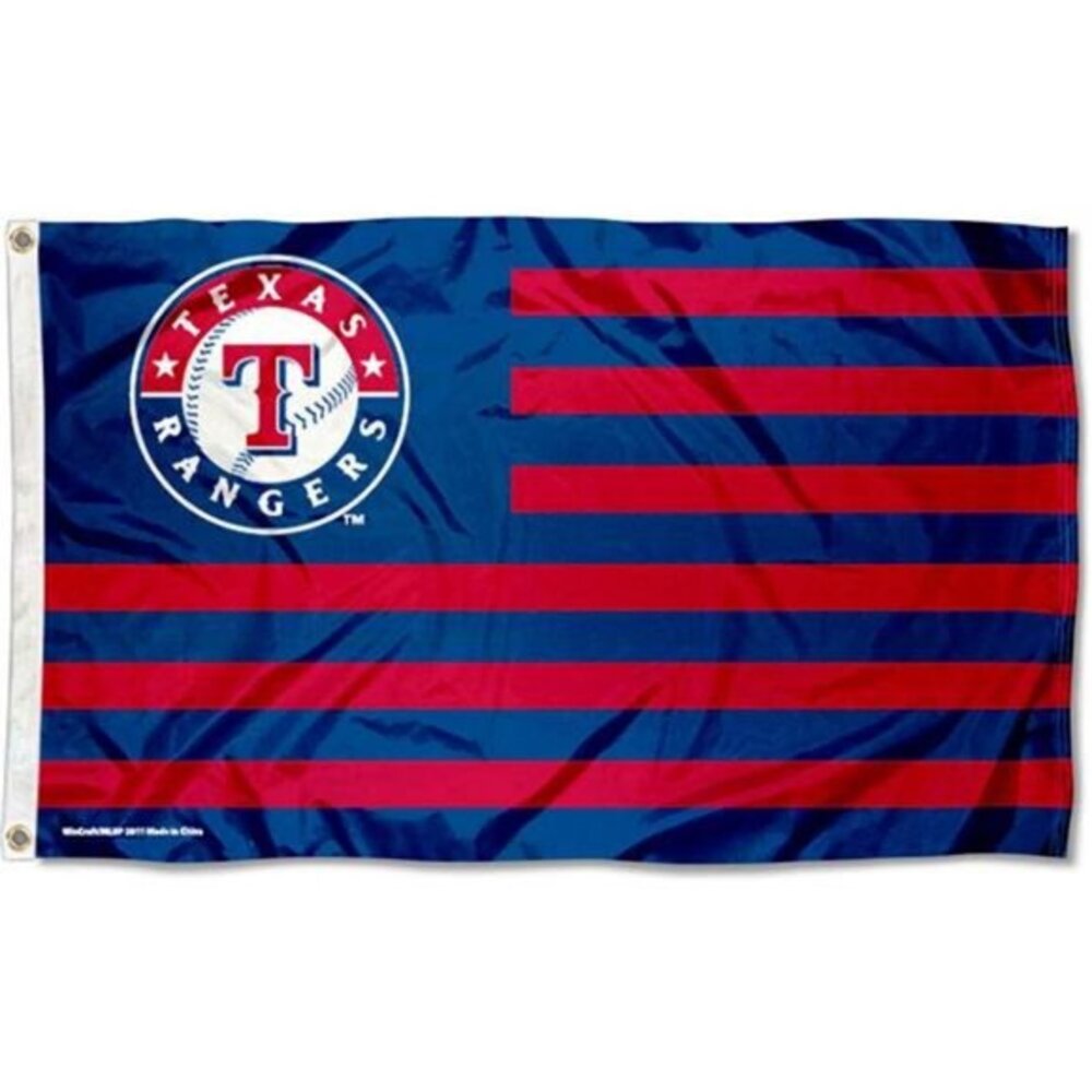 MLB 2023 World Series Texas Rangers Nation Flag 3x5 Banner Front Lawn Pole